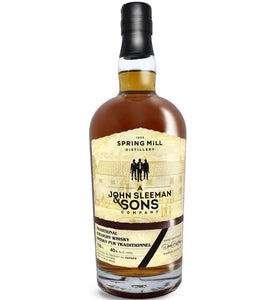 Spring Mill John Sleeman & Sons Traditional Straight Whisky 750 ml bottle