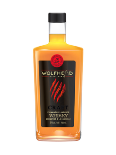 Wolfhead Cinnamon Whisky 750 ml bottle