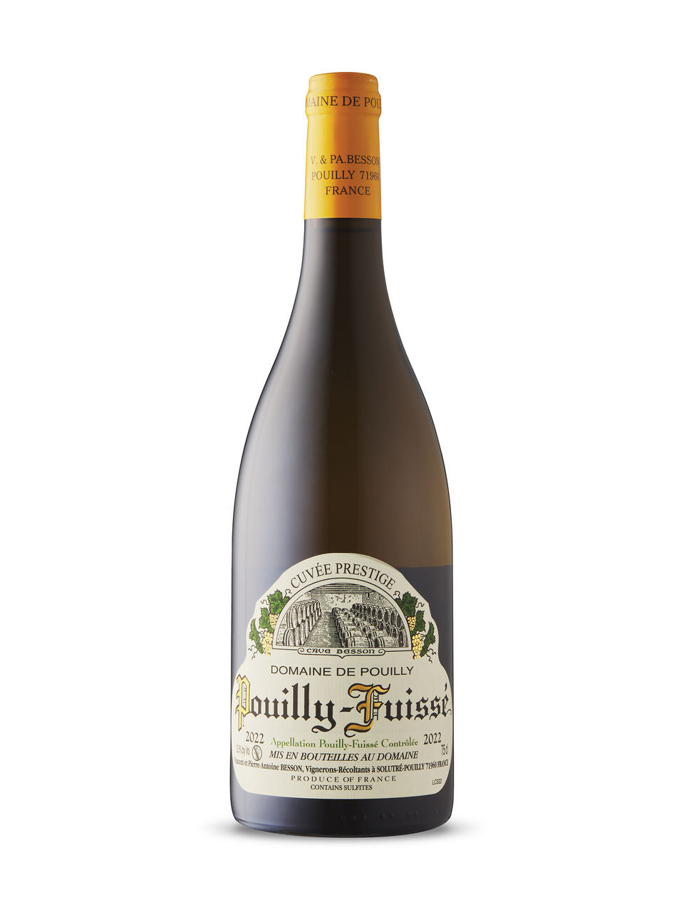 Domaine de Pouilly Cuvée Prestige Pouilly-Fuissé 2022 750 ml bottle VINTAGES