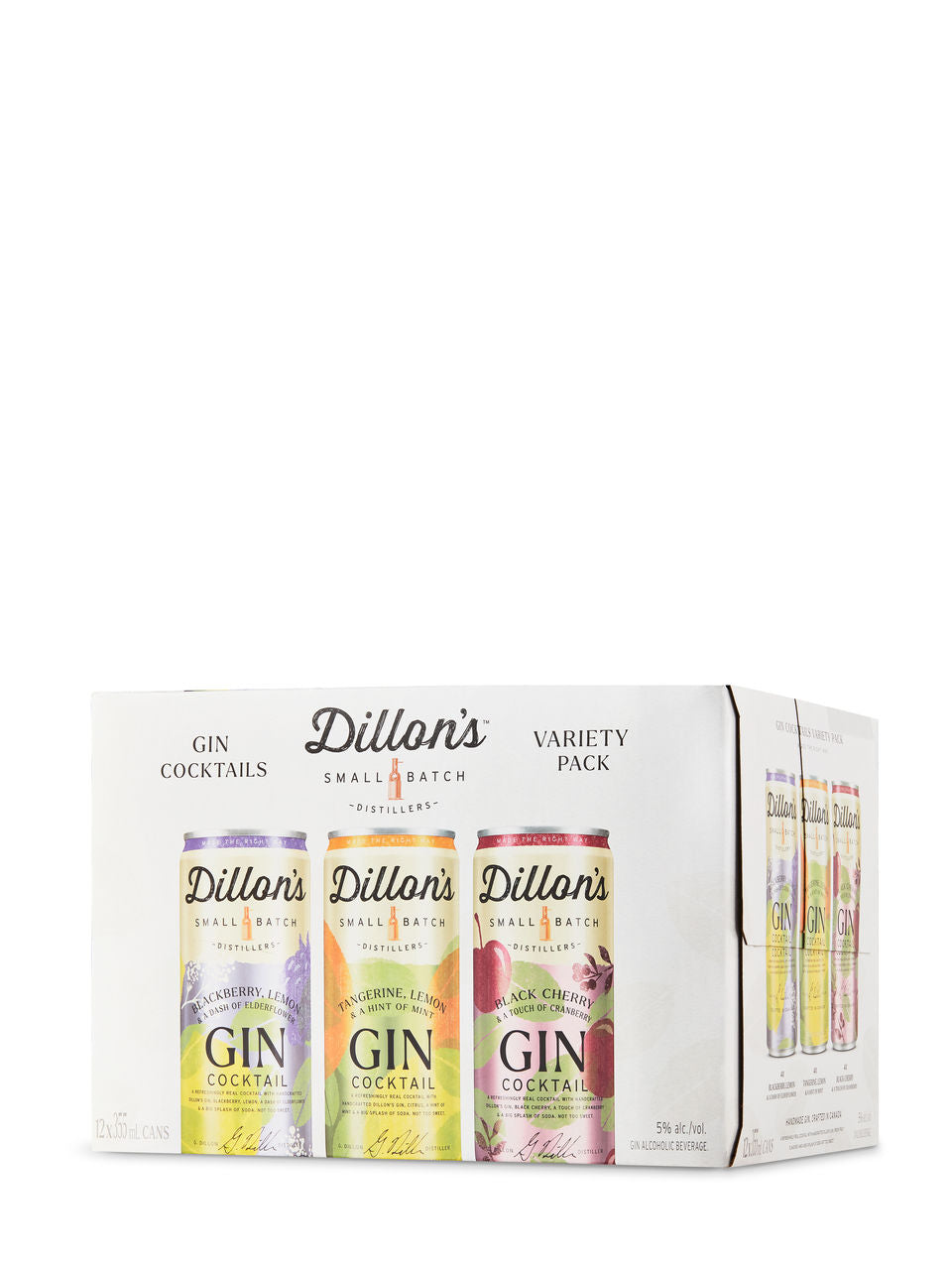 Dillon's Gin Cocktails Variety Pack 12 x 355 ml can