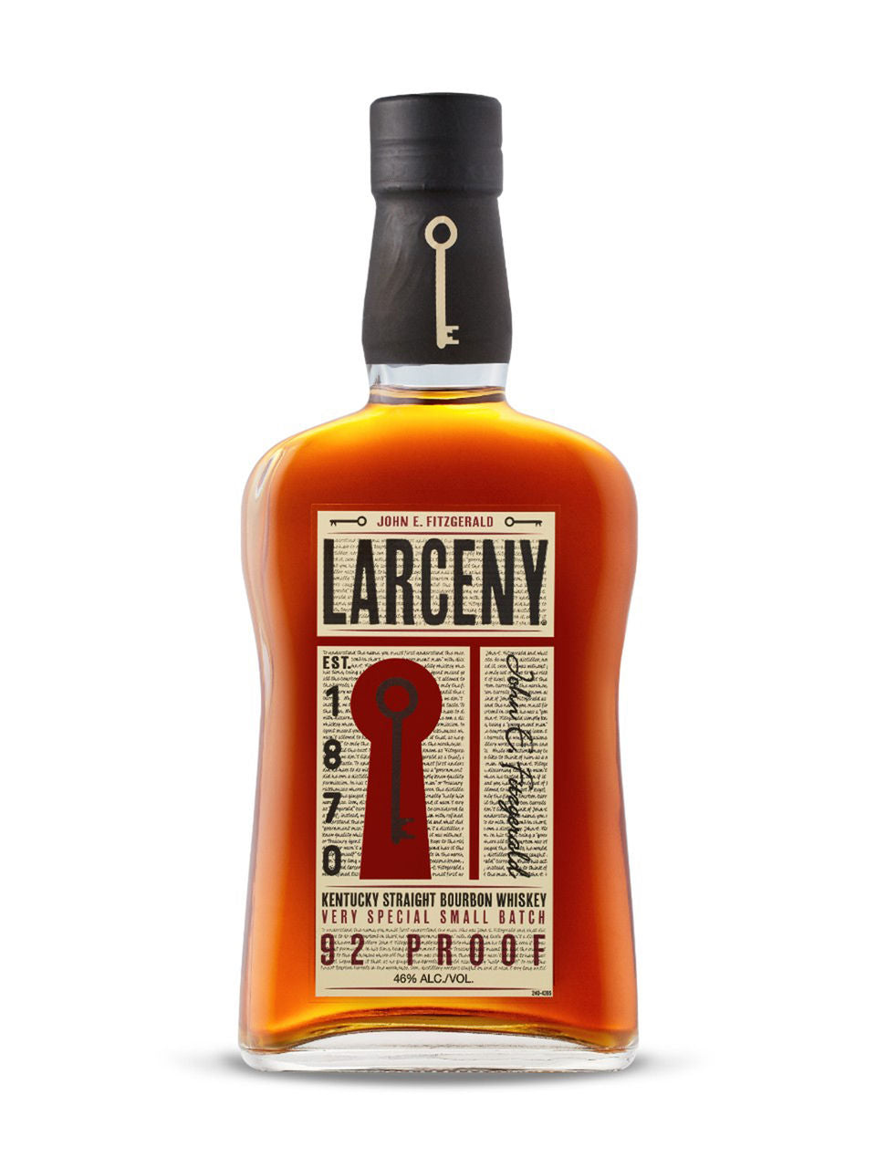 Larceny Kentucky Straight Bourbon 750 ml bottle
