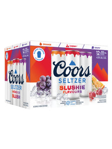 Coors Seltzer Slushie Flavour Pack 12 x 355 ml can
