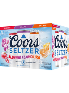 Coors Seltzer Slushie Flavour Pack 12 x 355 ml can