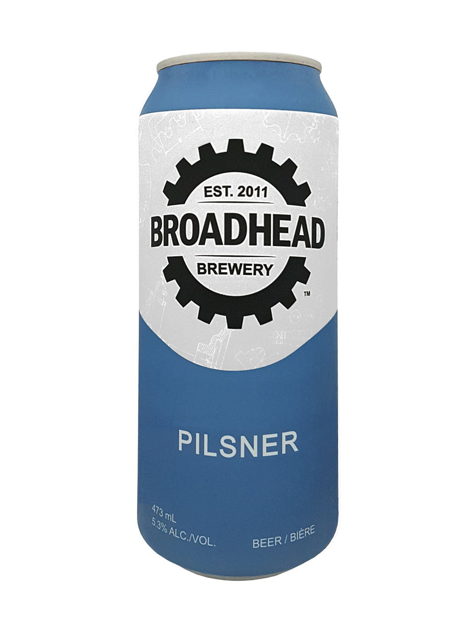 Broadhead Brewing Pilsner 473 ml can