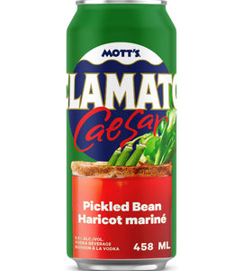 Motts Clamato Pickled Bean Caesar 458 ml can