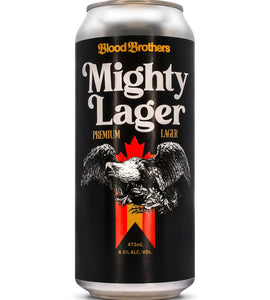 Blood Brothers Mighty Lager 473 ml can