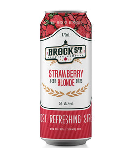 Brock Street Brewing Strawberry Blonde 473 ml can
