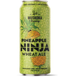 Muskoka Brewery Pineapple Ninja Wheat Ale 473 ml can