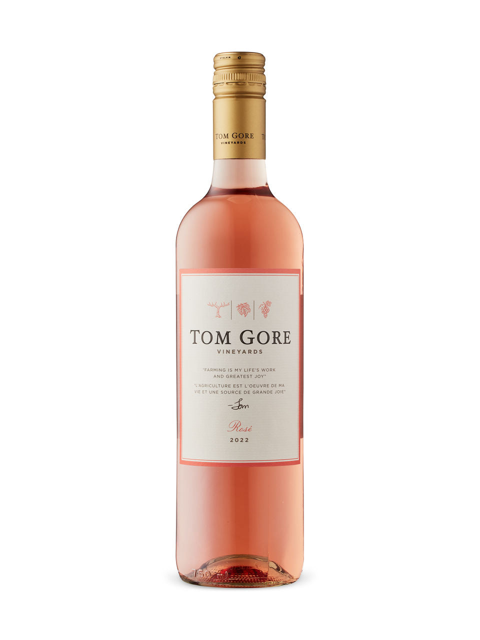 Tom Gore Rosé 750 ml bottle