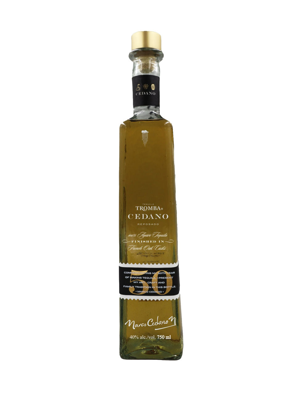 Tromba Cedano Tequila 750 ml bottle