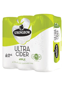 Strongbow Ultra Cider Apple 6 x 330 ml can