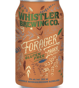 Whistler Forager Gluten Free Lager 6 x 355 ml can