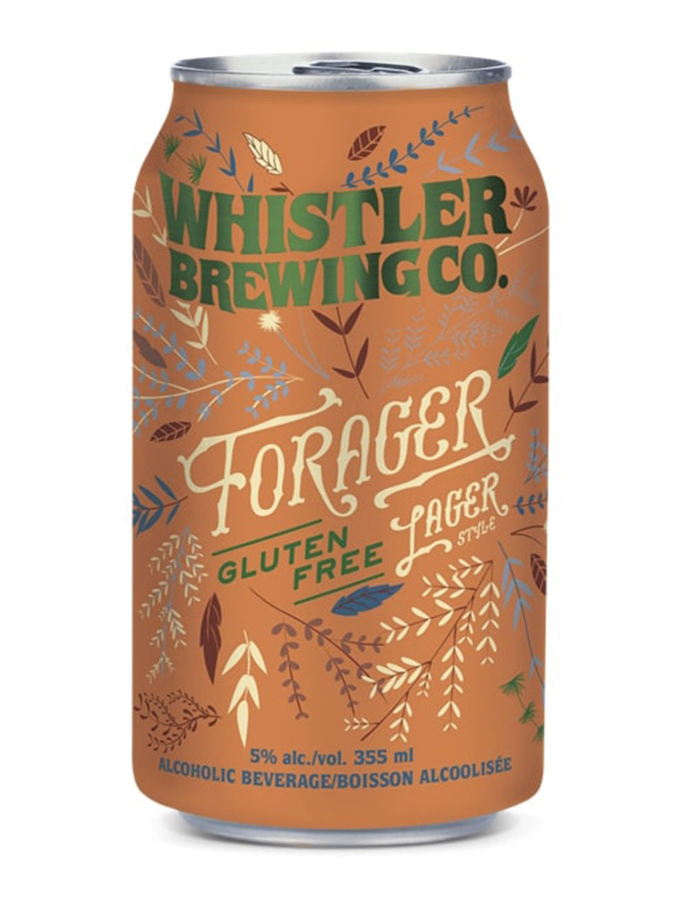 Whistler Forager Gluten Free Lager 6 x 355 ml can