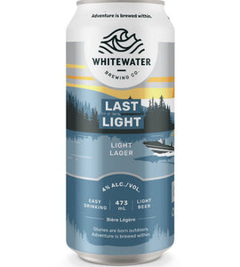 Whitewater Brewing Last Light Lager 473 ml can