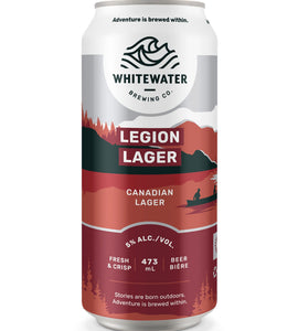 Whitewater Brewing Co. Legion Lager 473 ml can