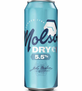 Molson Dry 710 ml can