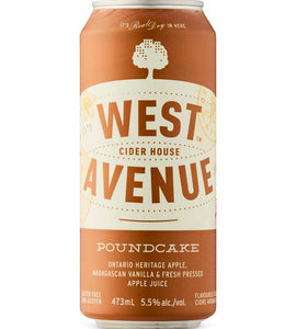 West Avenue Cider House Poundcake 473 ml can