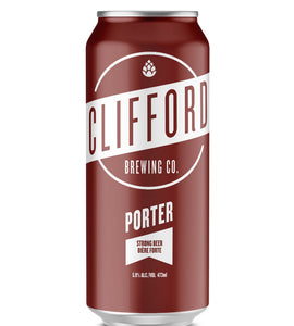 Clifford Brewing Porter 473 ml can