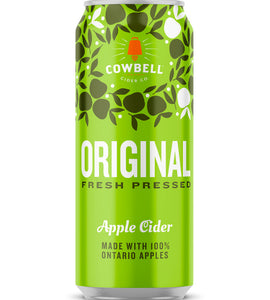 Cowbell Brewing Co. Original Cider 473 ml can