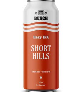 Bench Brewing Short Hills Hazy IPA 473 ml can