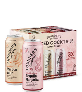 Founder's Original Spiced Cocktails Mixed 6 Pack 6 x 473 ml can
