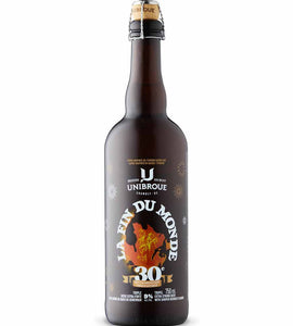 Unibroue La Fin Du Monde 30th Anniversary 750 ml bottle