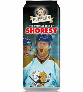 Puppers Premium Lager Letterkenny X Shoresy 473 ml can