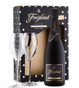 Freixenet Cordon Negro Cava Gift Pack 750 ml bottle