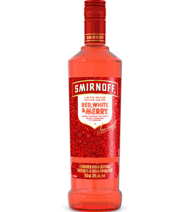 Smirnoff Red, White & Merry 750 ml bottle