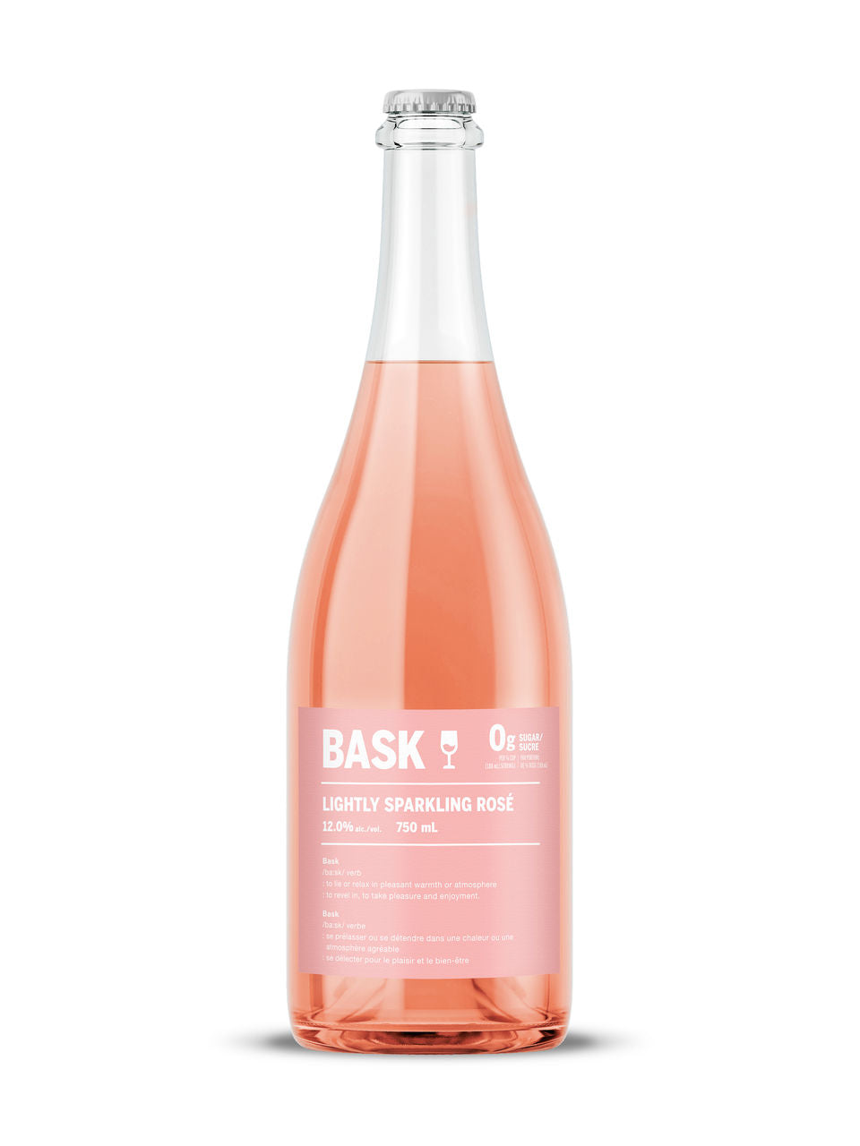 Bask Lightly Sparkling Rosé 750 ml bottle