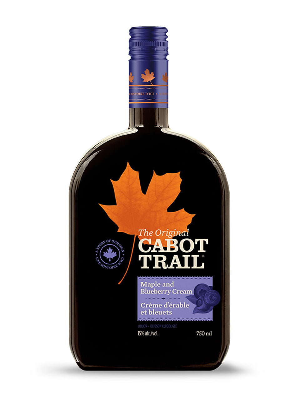 Cabot Trail Maple and Blueberry Cream 750 ml bottle