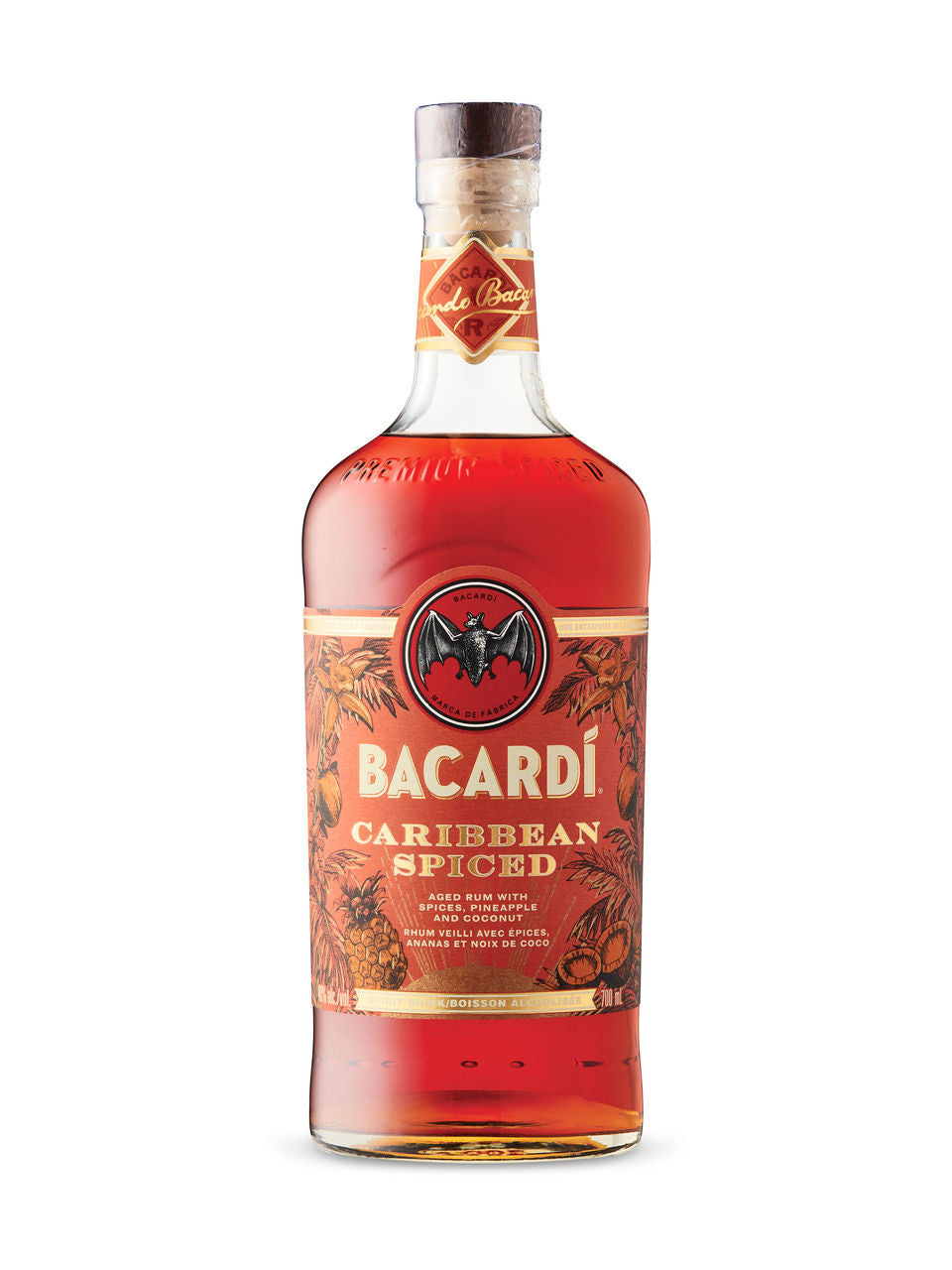 Bacardi Caribbean Spiced 700 ml bottle