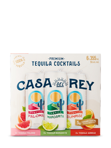 Casa Del Rey Tequila Cocktail Mixed 6 Pack 6 x 355 ml can