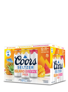 Coors Seltzer Island Breeze Variety Pack 12 x 355 ml can