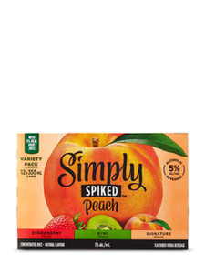 Simply Spiked Peach Variety Pack 12 x 355 ml can