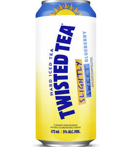 Twisted Tea Slightly Sweet Blueberry 473 ml can