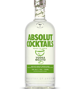 Absolut Cocktail Vodka Mojito 750 ml bottle