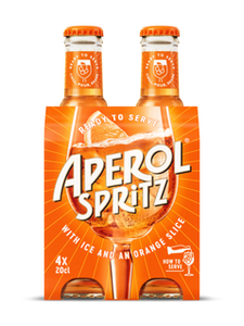 Aperol Spritz Ready To Serve 4 x 200 ml bottle