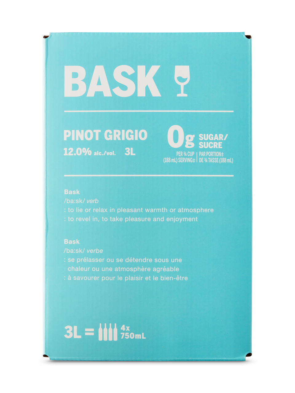 Bask Pinot Grigio 3000 ml bagnbox