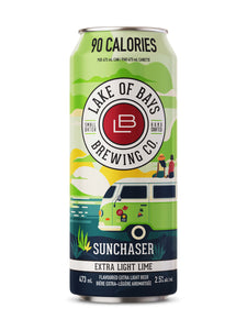 Lake Of Bays Sunchaser Extra Light Lime 473 ml can