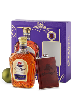 Crown Royal Gift Pack with Flask 750 ml bottle