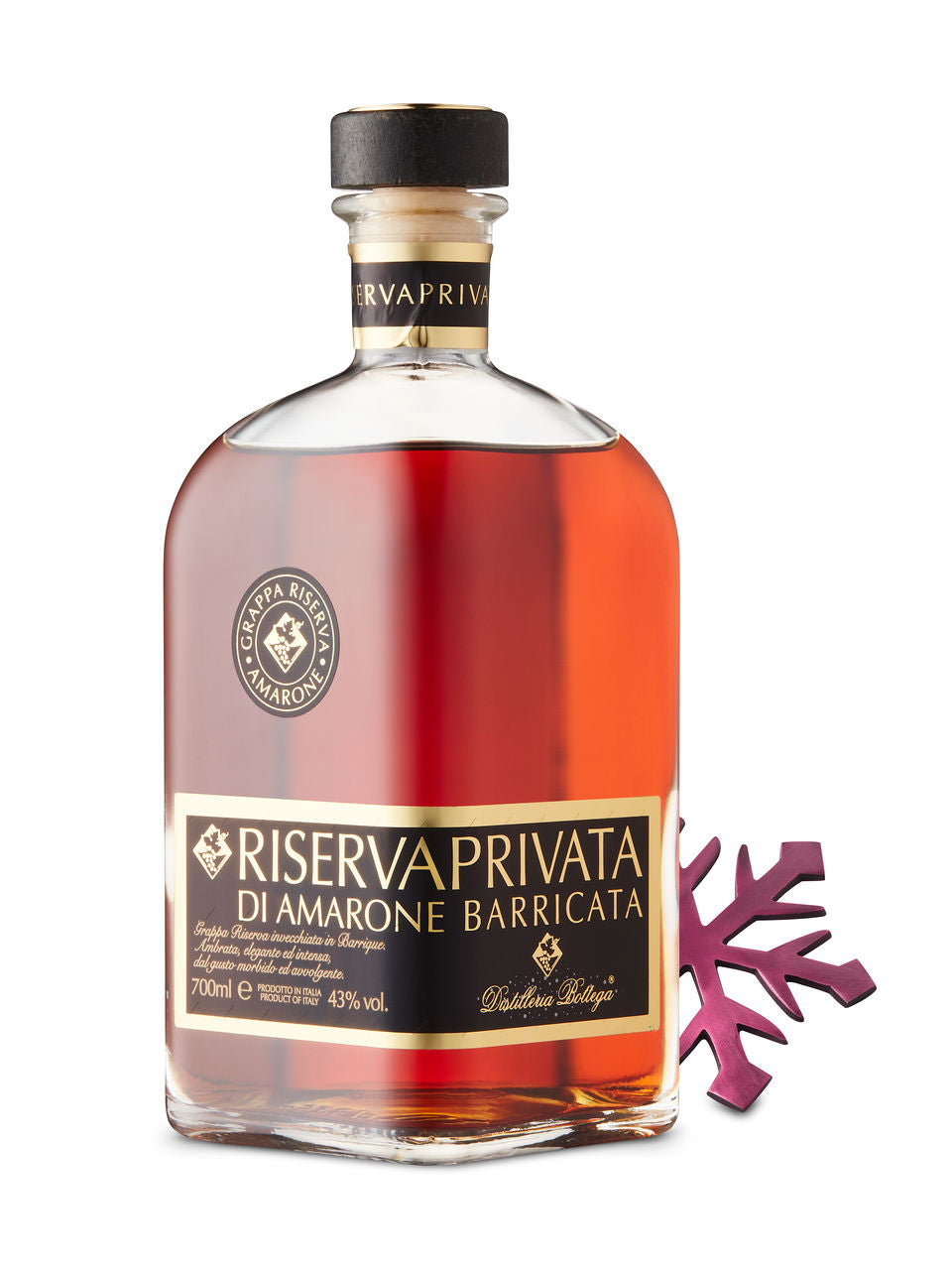 Riserva Privata Barricata Grappa Di Amarone Veneto 700 ml bottle