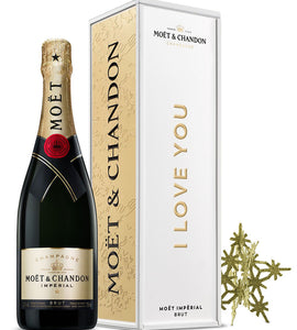 Moet & Chandon Brut Imperial I Love You Gift Box 750 ml bottle VINTAGES