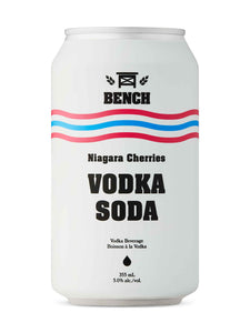 Bench Niagara Cherries Vodka Soda 355 ml can