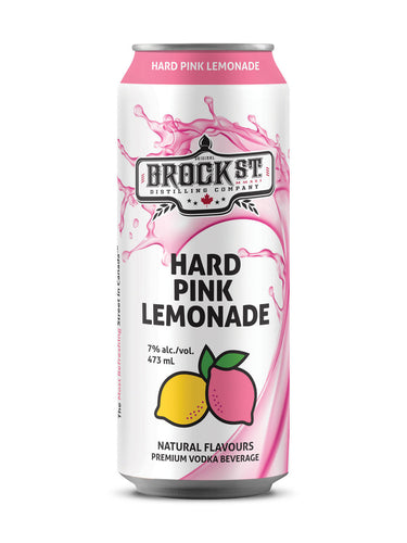 Brock Street Hard Pink Lemonade 473 ml can