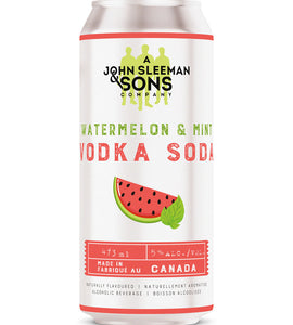 John Sleeman & Sons Watermelon and Mint Vodka Soda 473 ml can