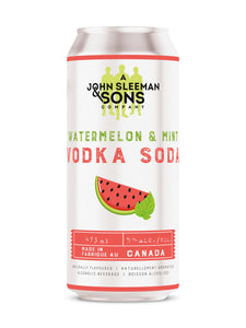 John Sleeman & Sons Watermelon and Mint Vodka Soda 473 ml can