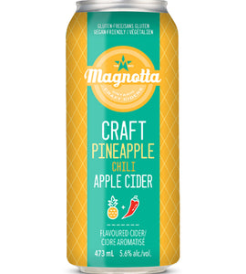 Magnotta Small Batch Pineapple Chili Cider 473 ml can