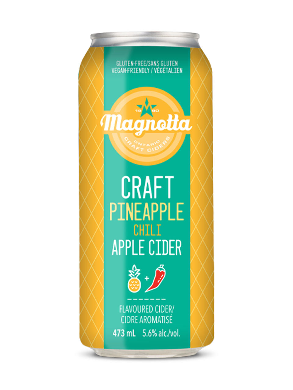 Magnotta Small Batch Pineapple Chili Cider 473 ml can