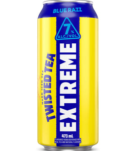 Twisted Tea Extreme Blue Razz 473 ml can